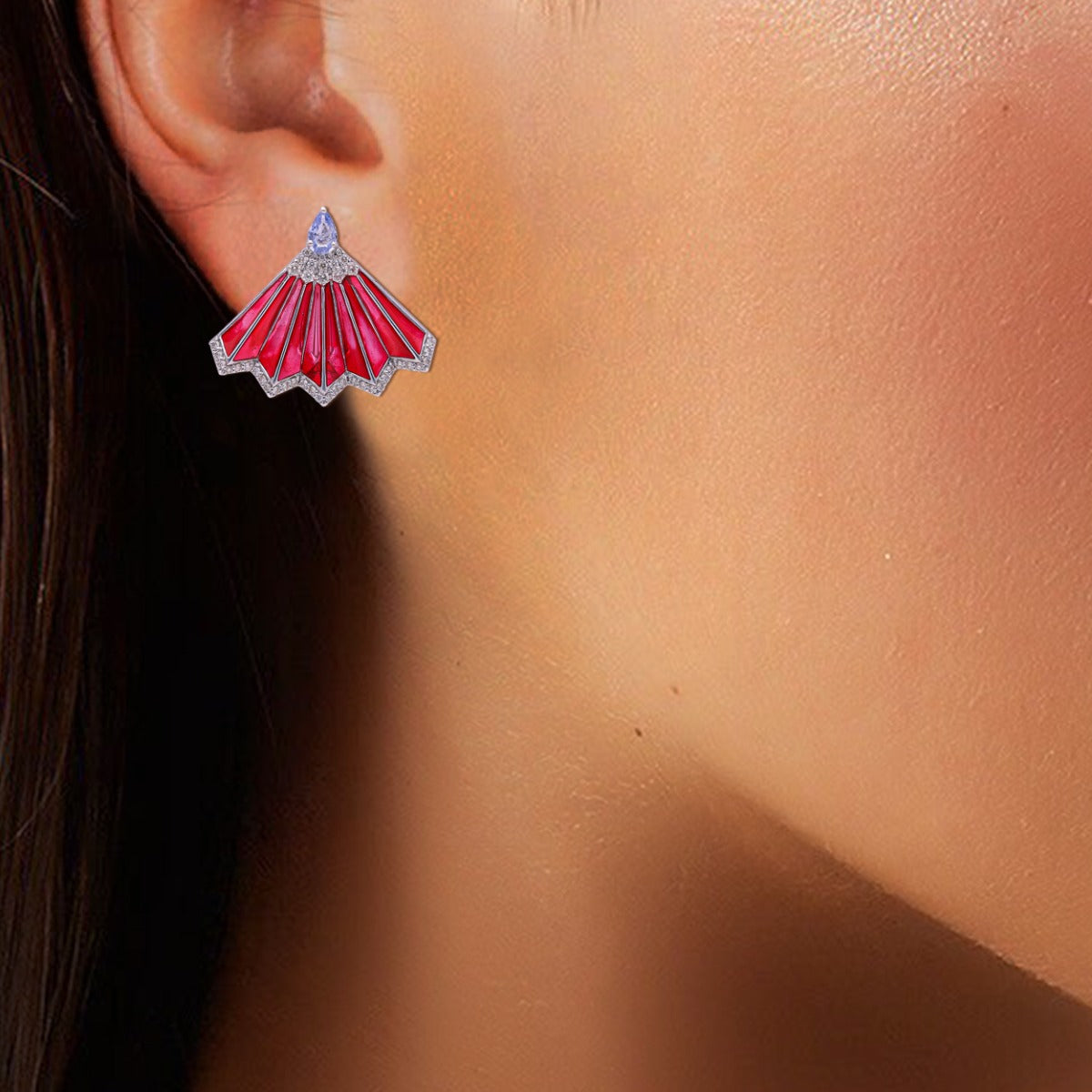 Larva Diamond Earrings