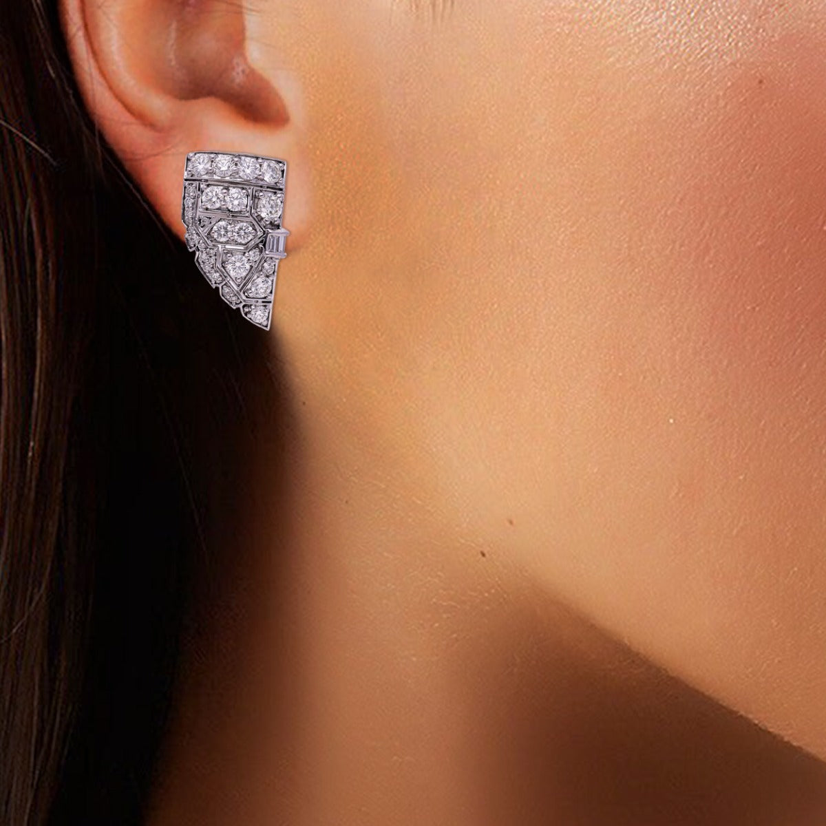 Ethereal Shine Diamond Earrings