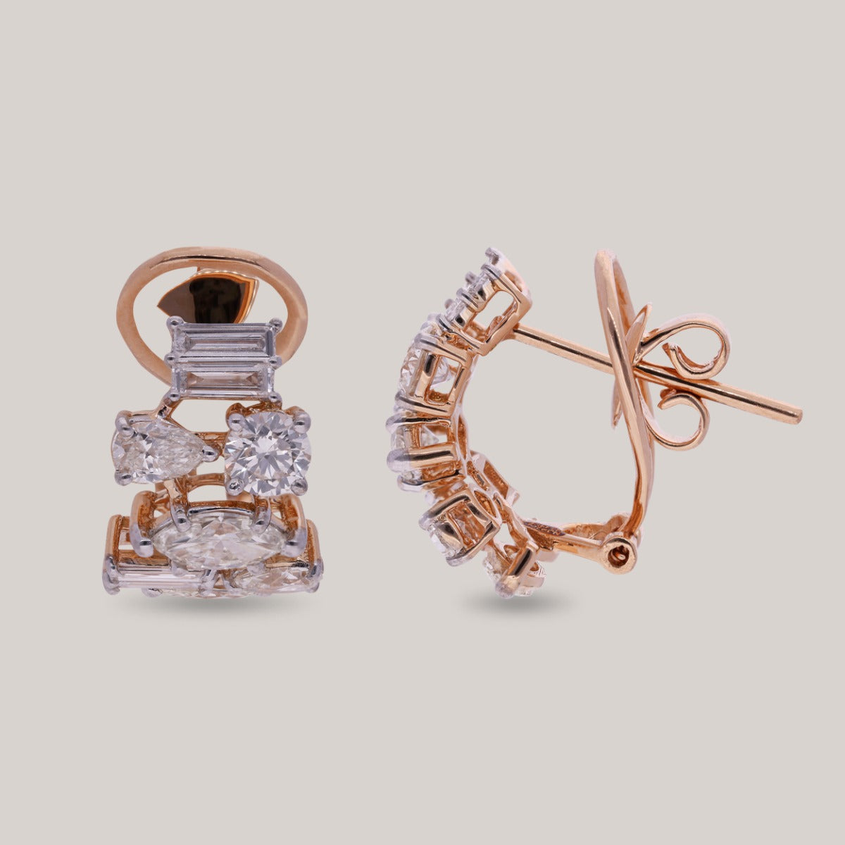 Infinity Gleam Diamond Earrings