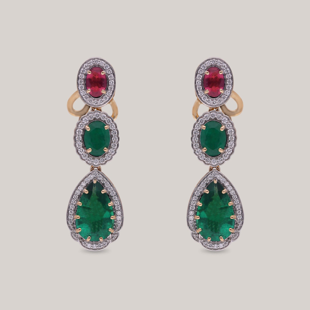 Love's Embrace Diamond Earrings