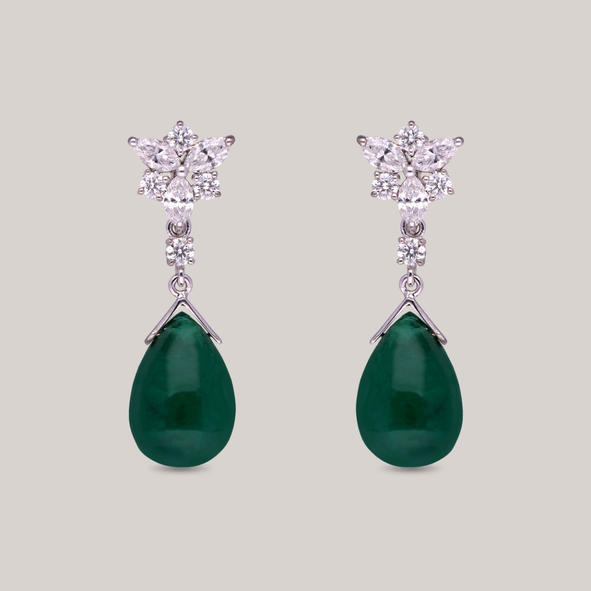 Celestial Drop Diamond Earrings