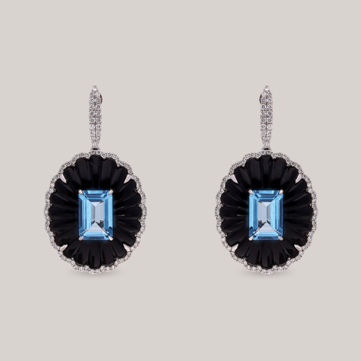 Nocturne Bloom Diamond Earrings