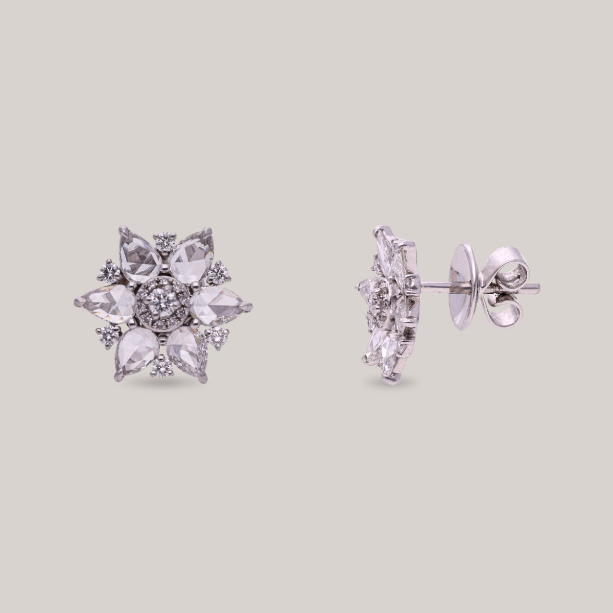 Celestial Starburst Diamond Earrings