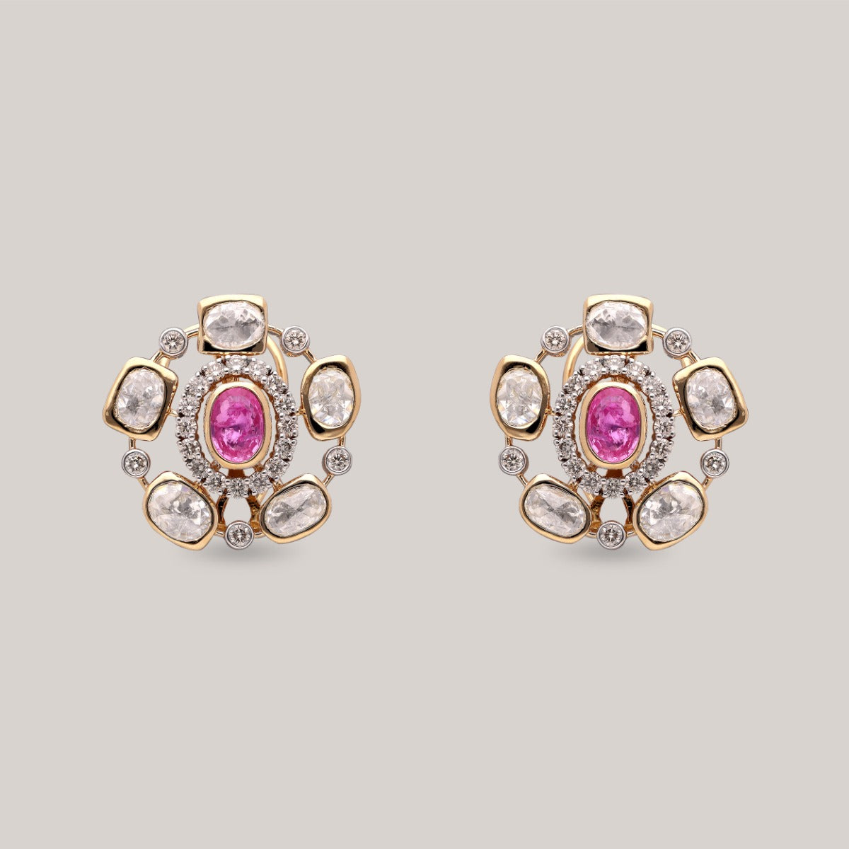 Blossom Burst Diamond Earrings