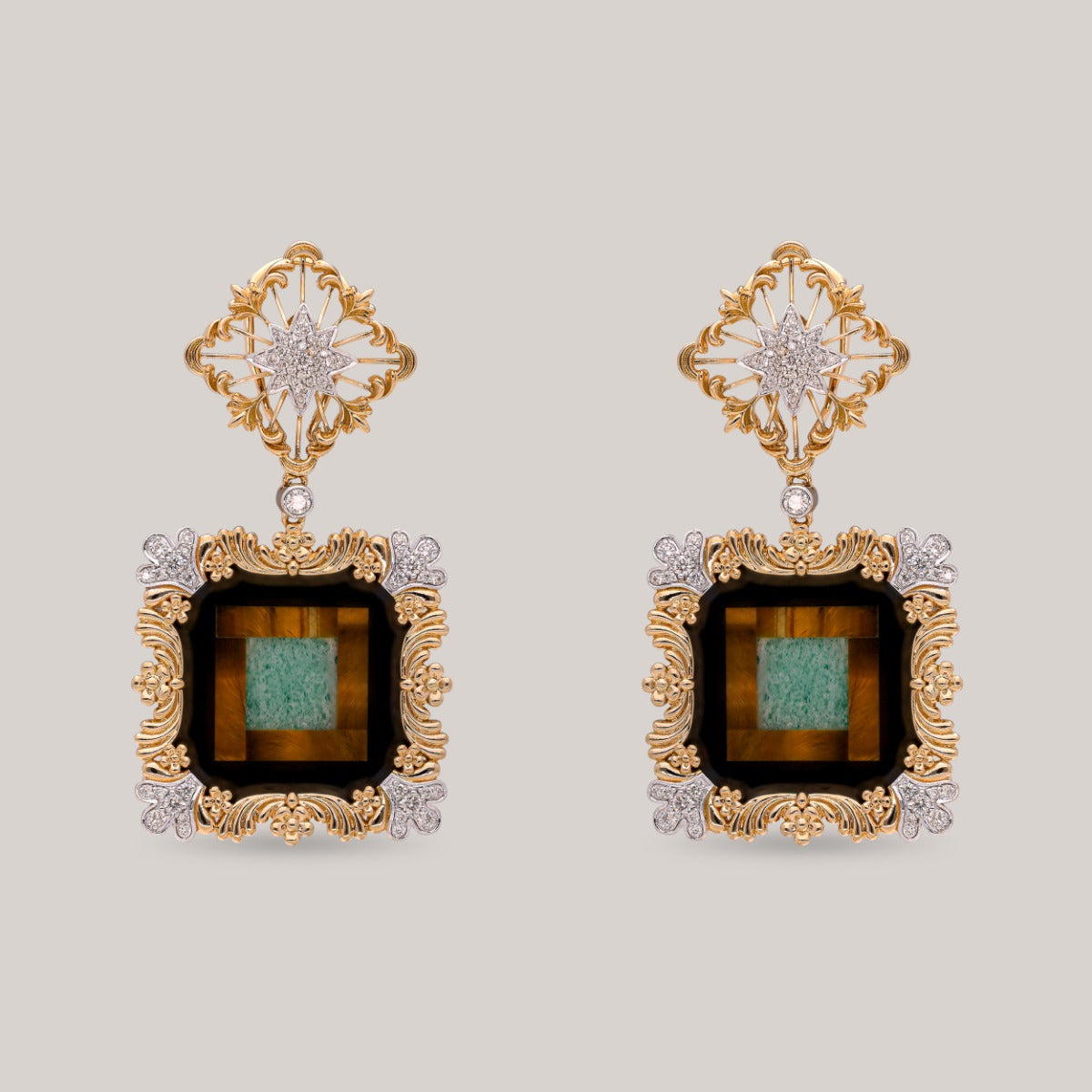 Earth’s Embrace Diamond Earrings