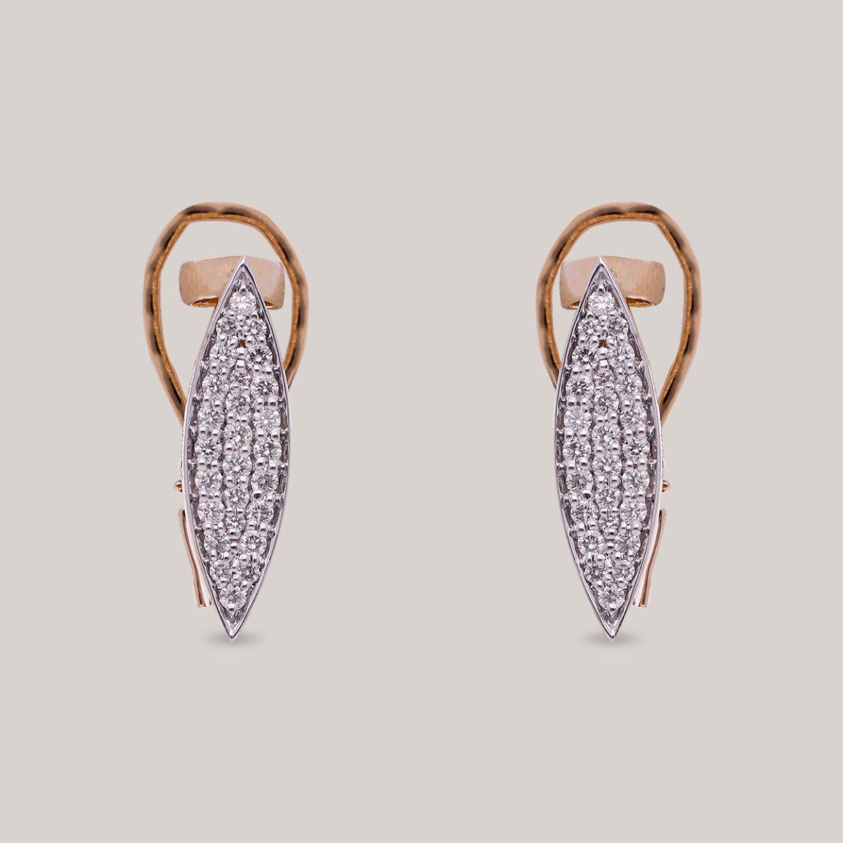 Aura Navette Diamond Earrings