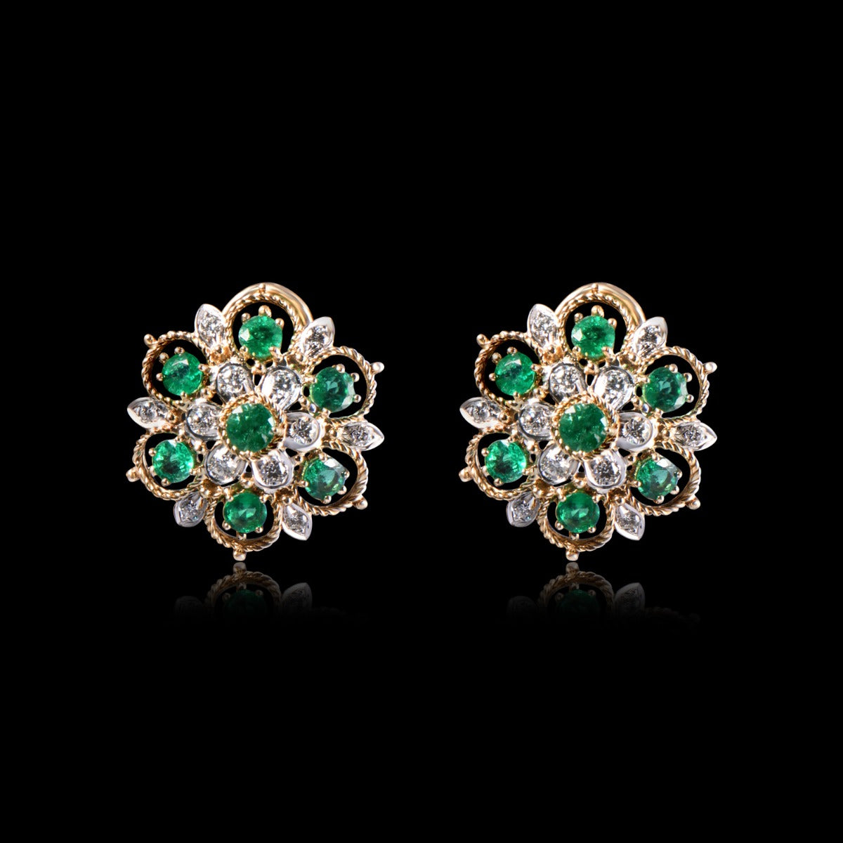 Magnolia Diamond Earrings
