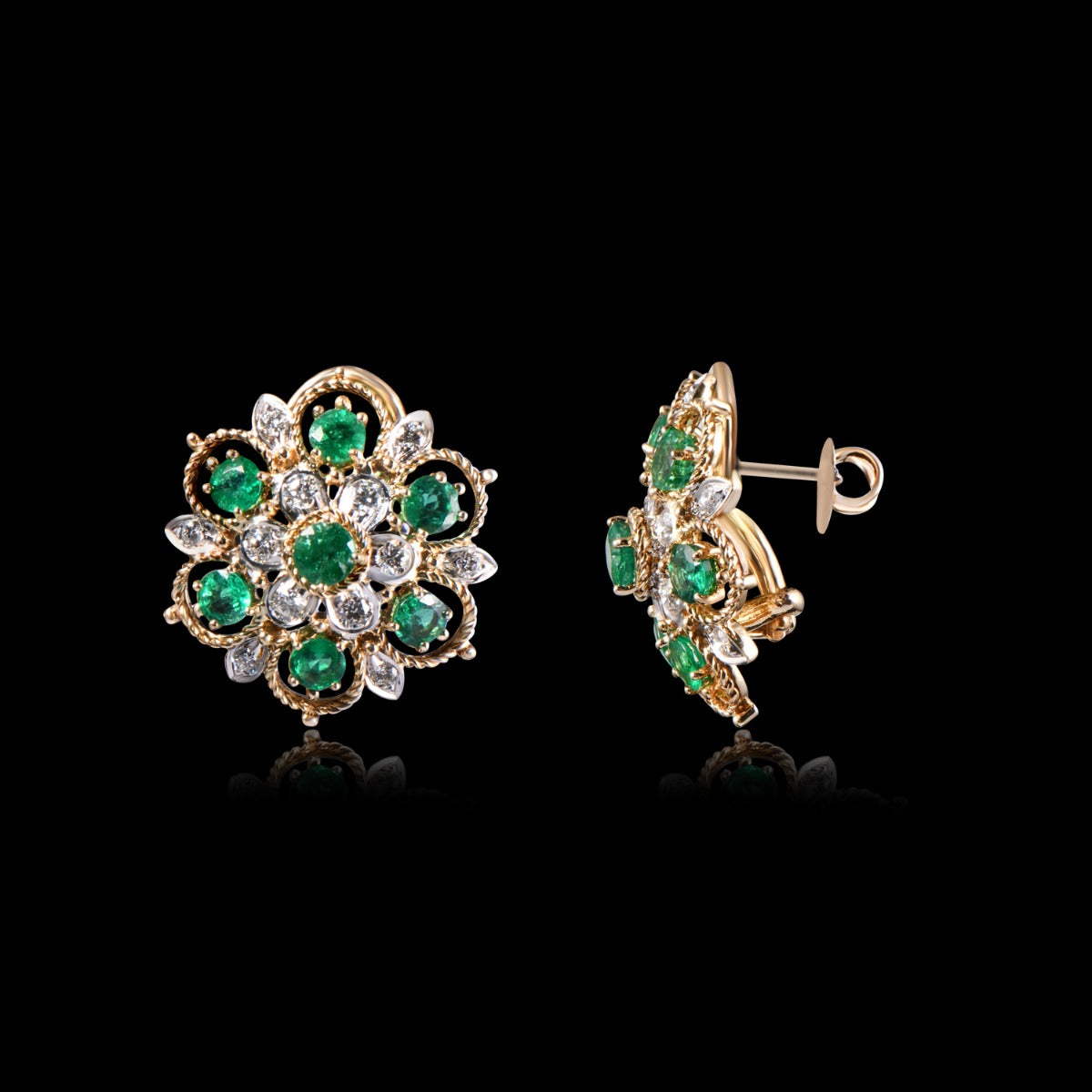 Magnolia Diamond Earrings