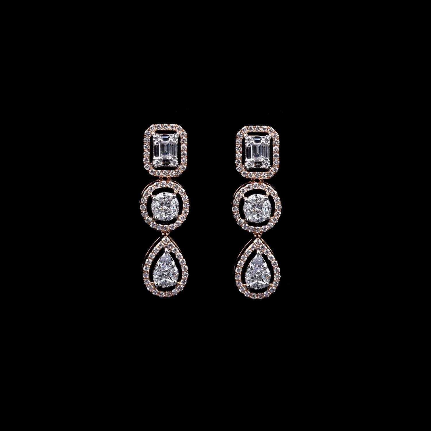 Solitude Diamond Earrings
