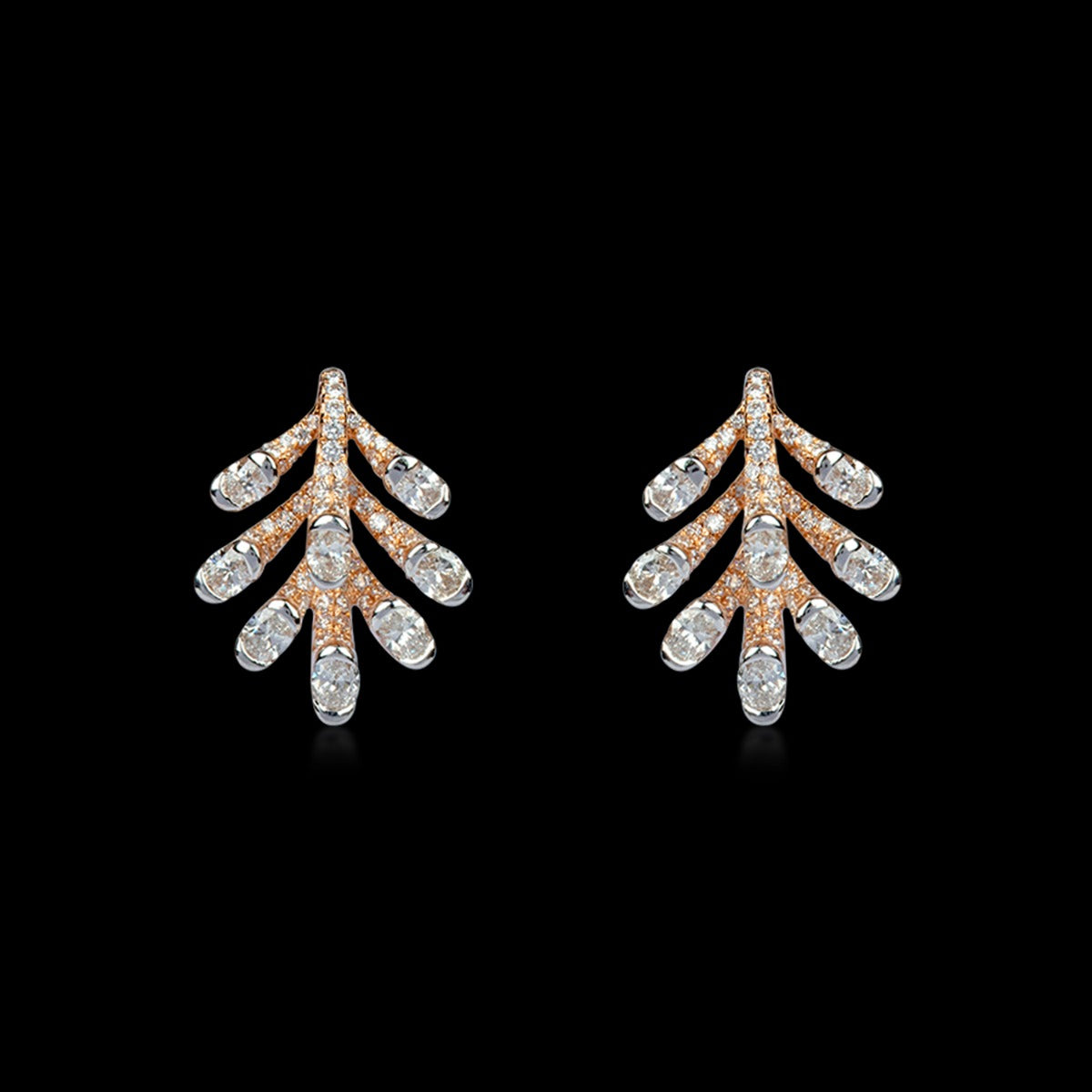 Spring Dew Drops Diamond Earrings