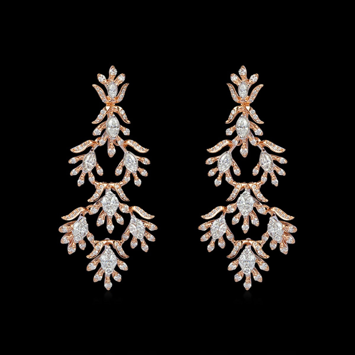 Starburst Diamond Earrings