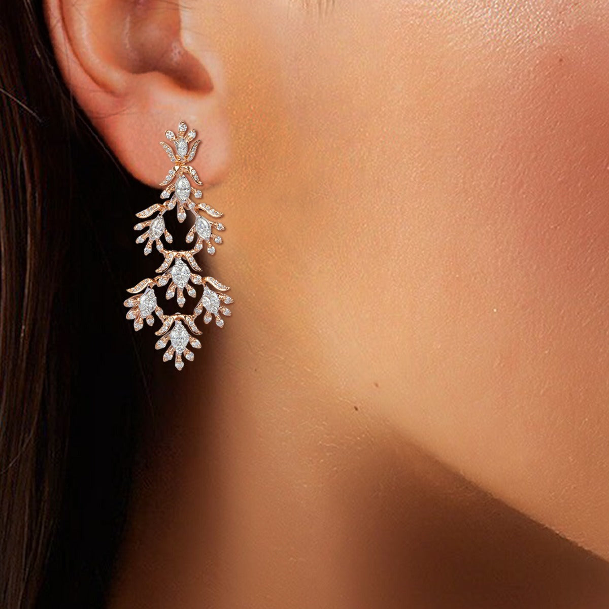 Starburst Diamond Earrings