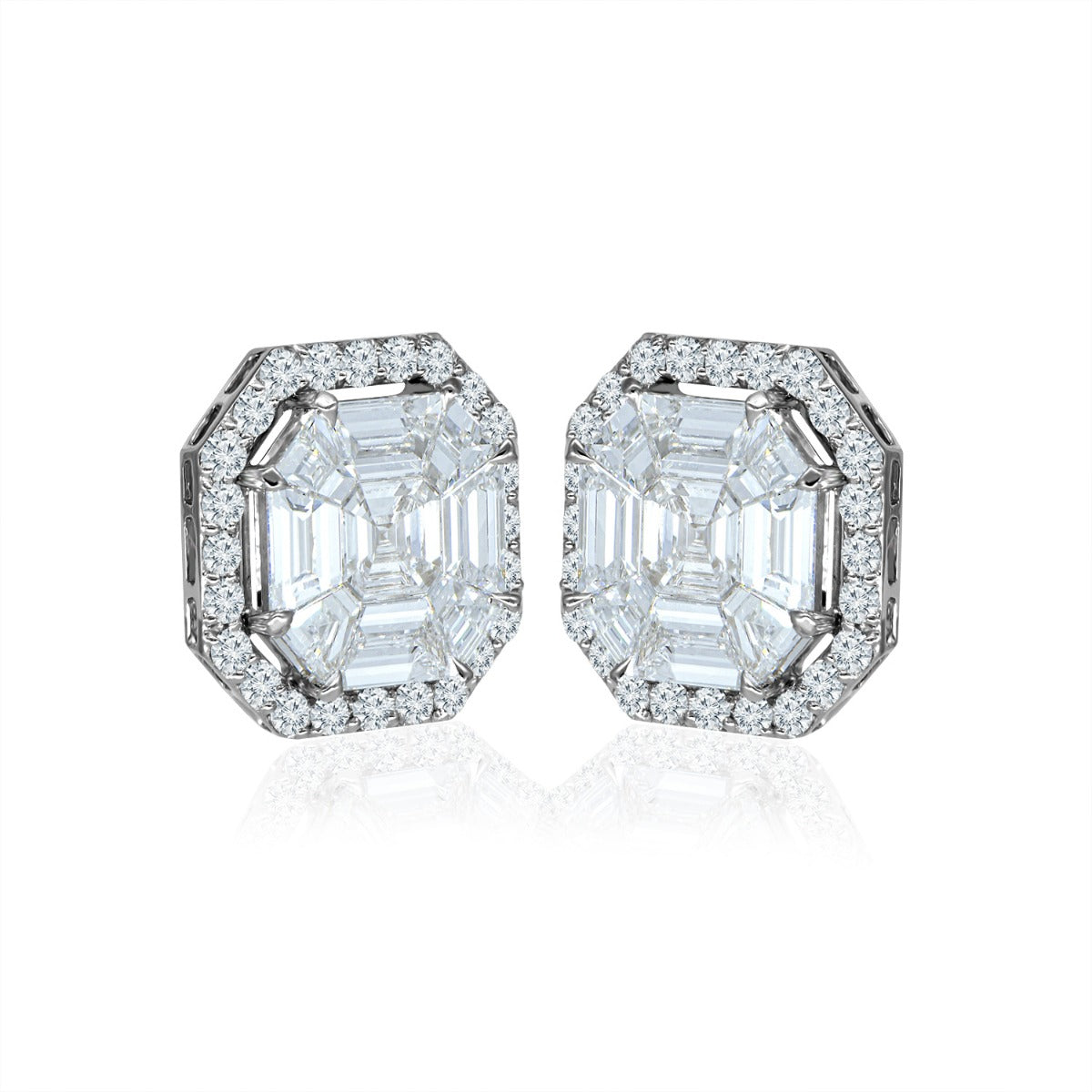 Glitzy Stud Earrings