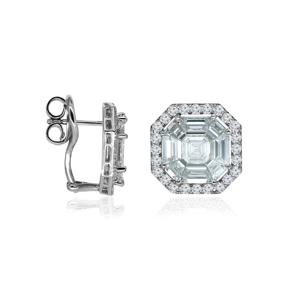 Glitzy Stud Earrings