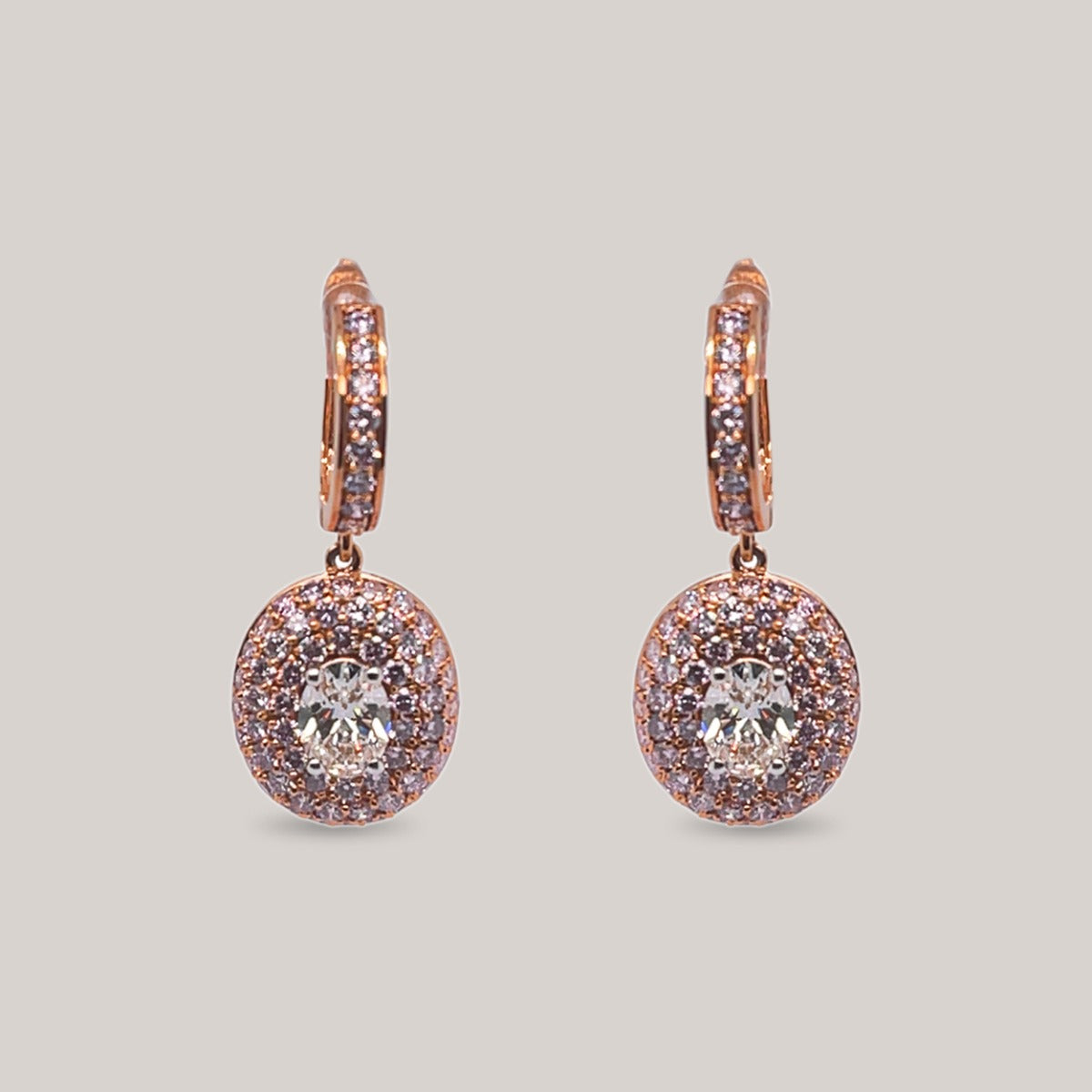 Golden Starlight Diamond Earrings