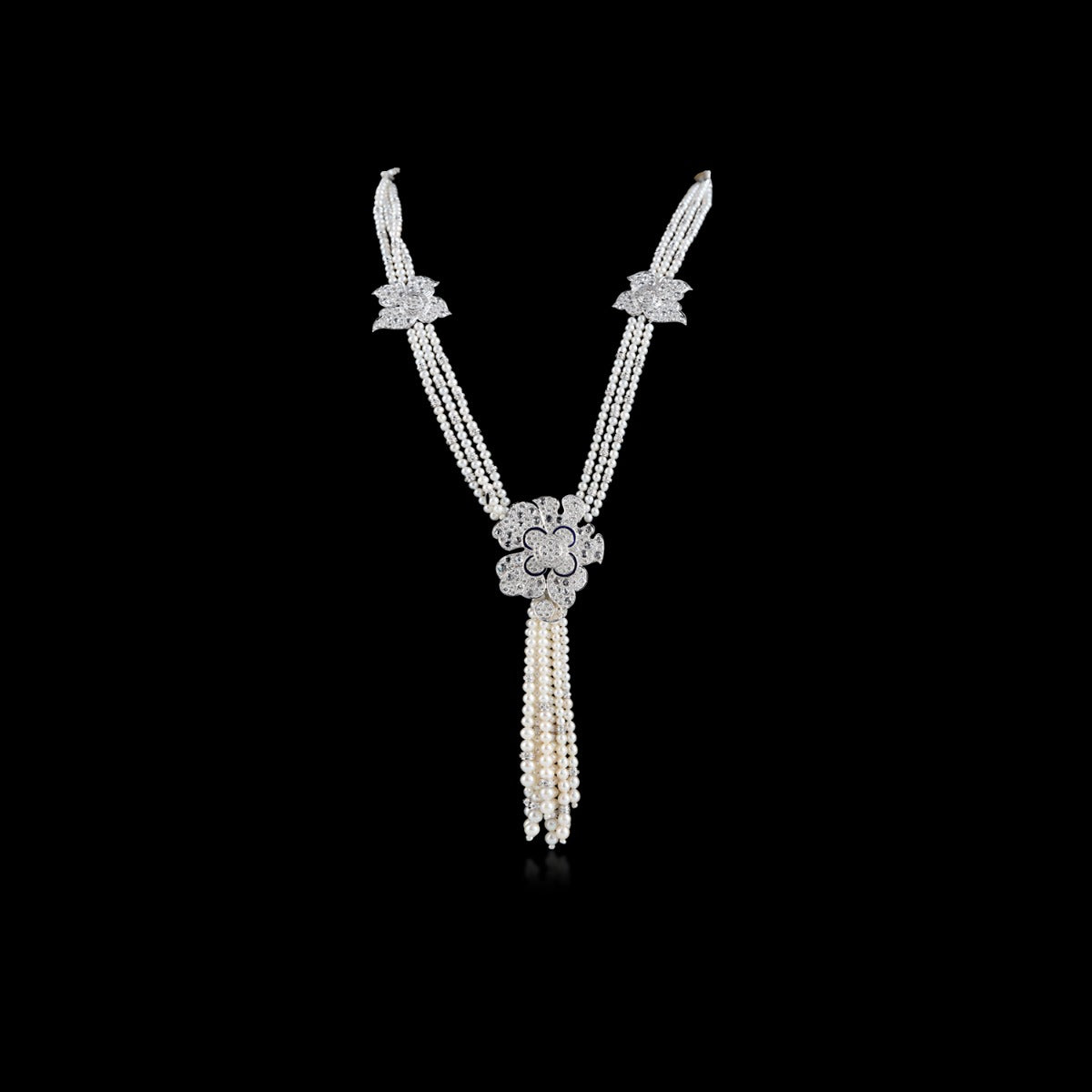 Tied Butterfly Diamond Necklace