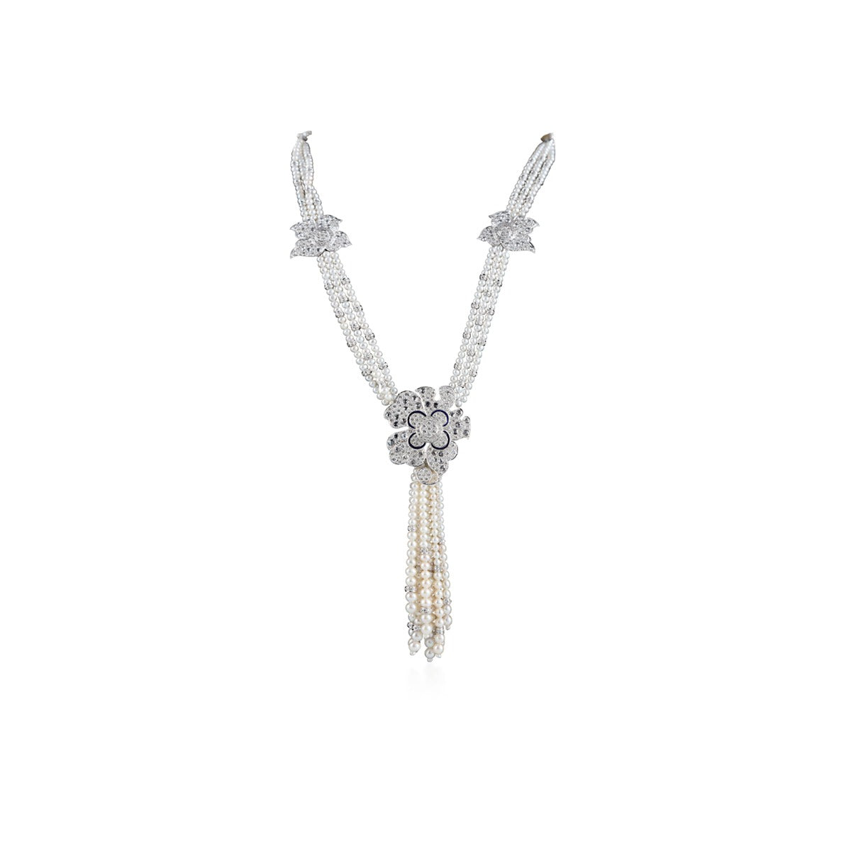 Tied Butterfly Diamond Necklace