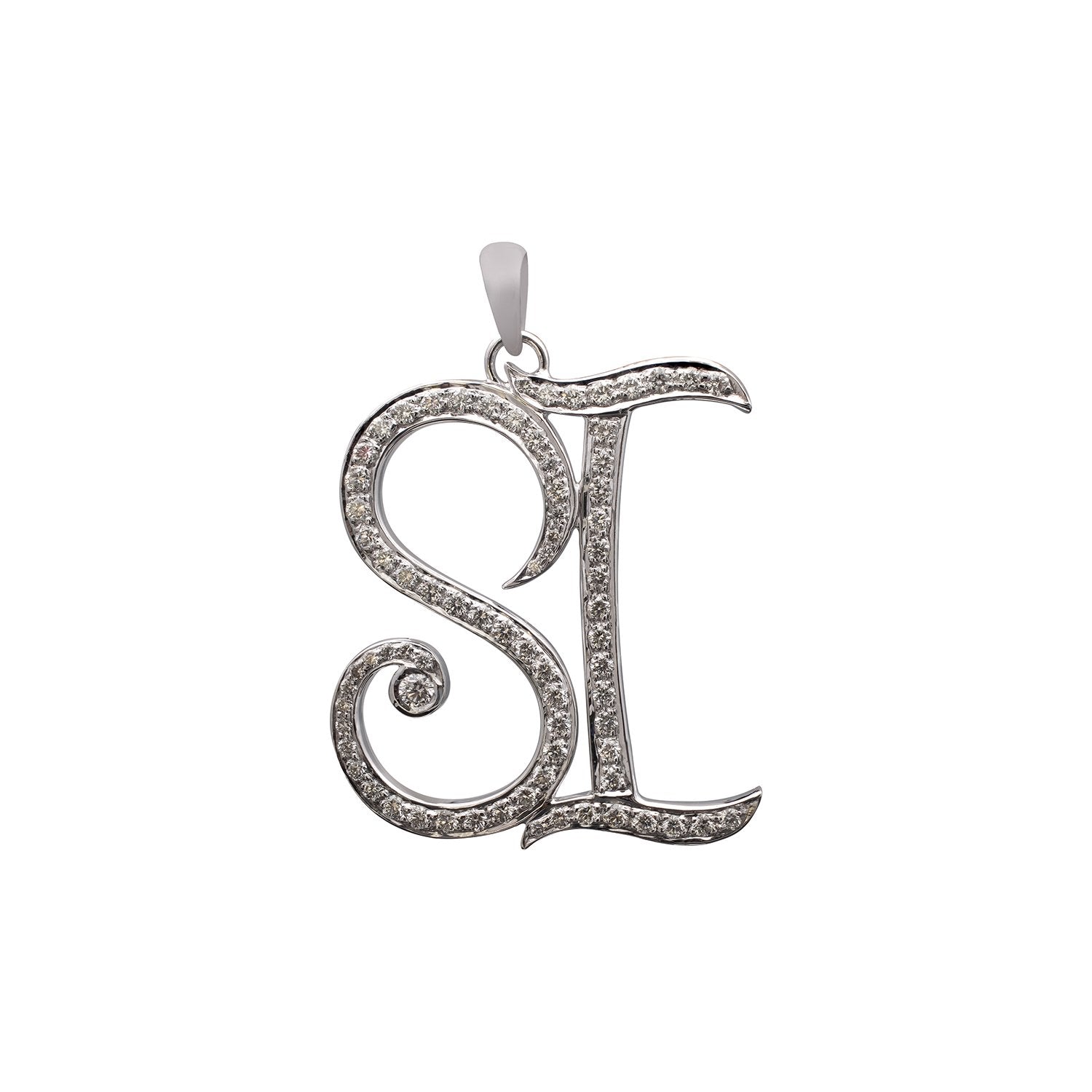 Alphabet Diamond Pendant