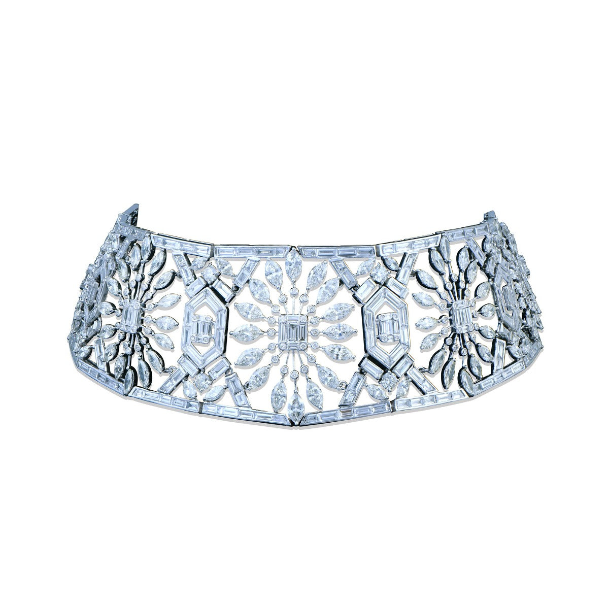 Sun Ray Diamond Choker