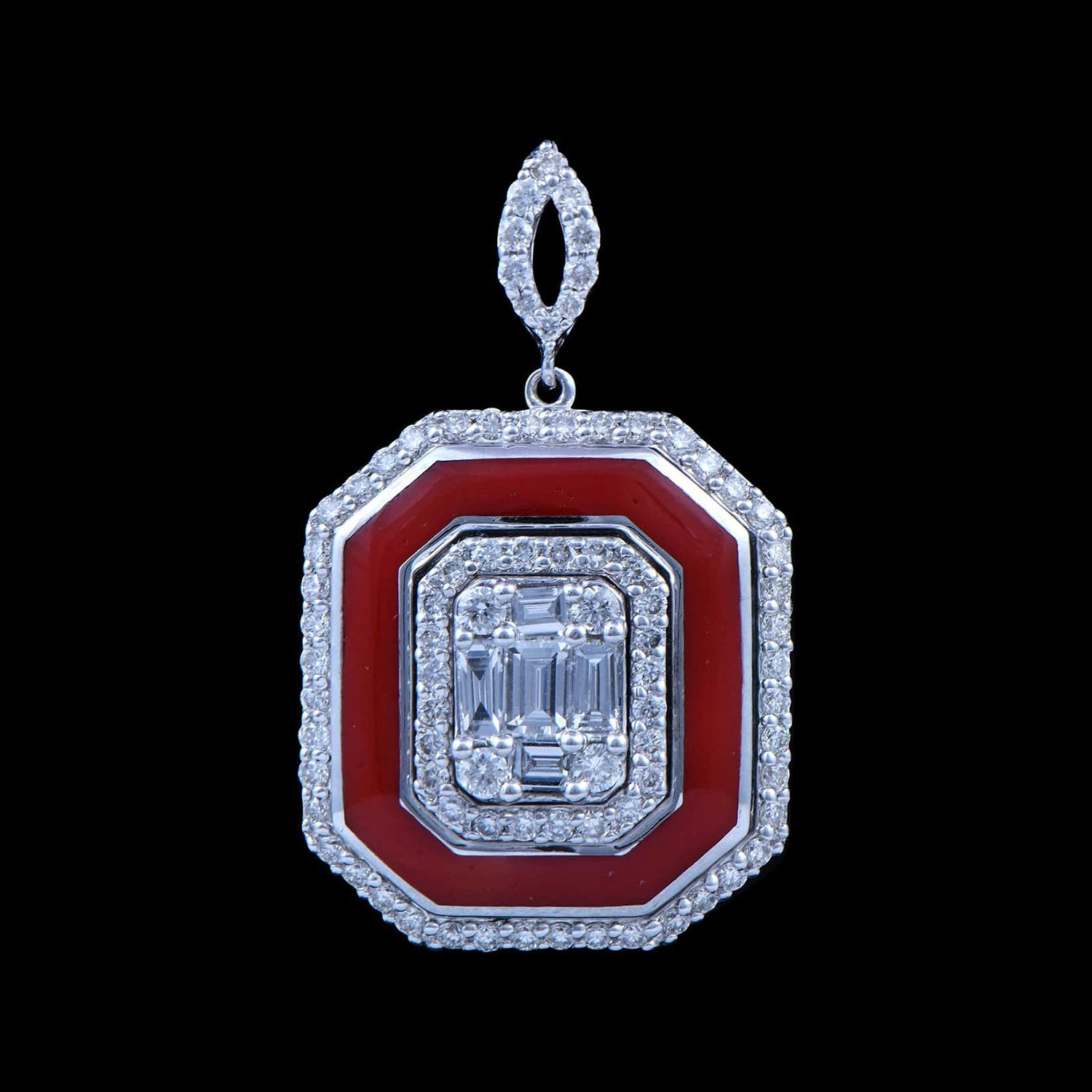 Red Riding Diamond Necklace