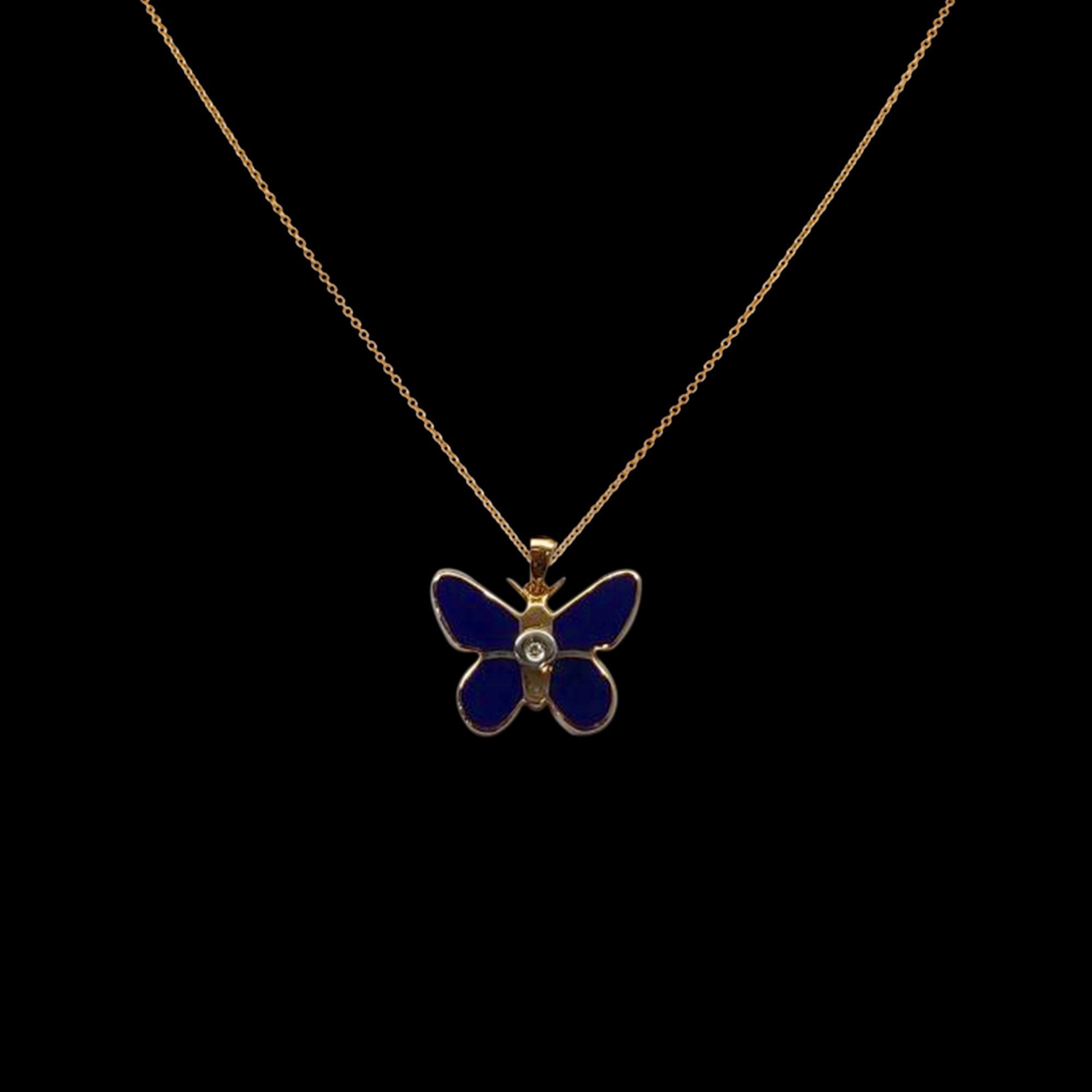 Purple Butterfly Pendant