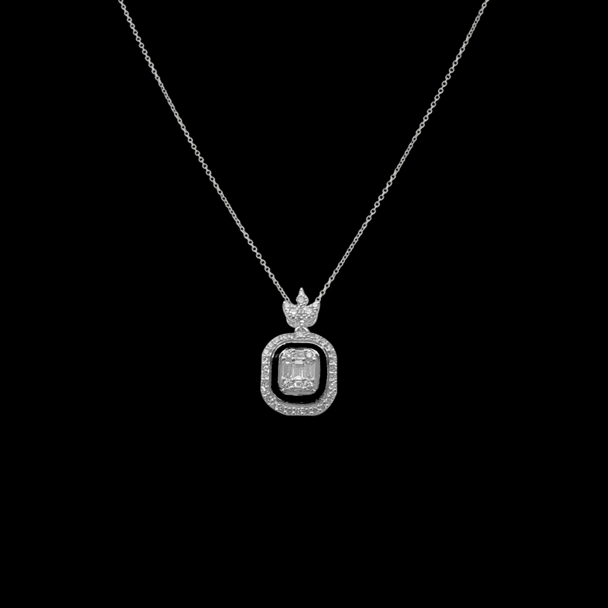 Black Couture Diamond Pendant