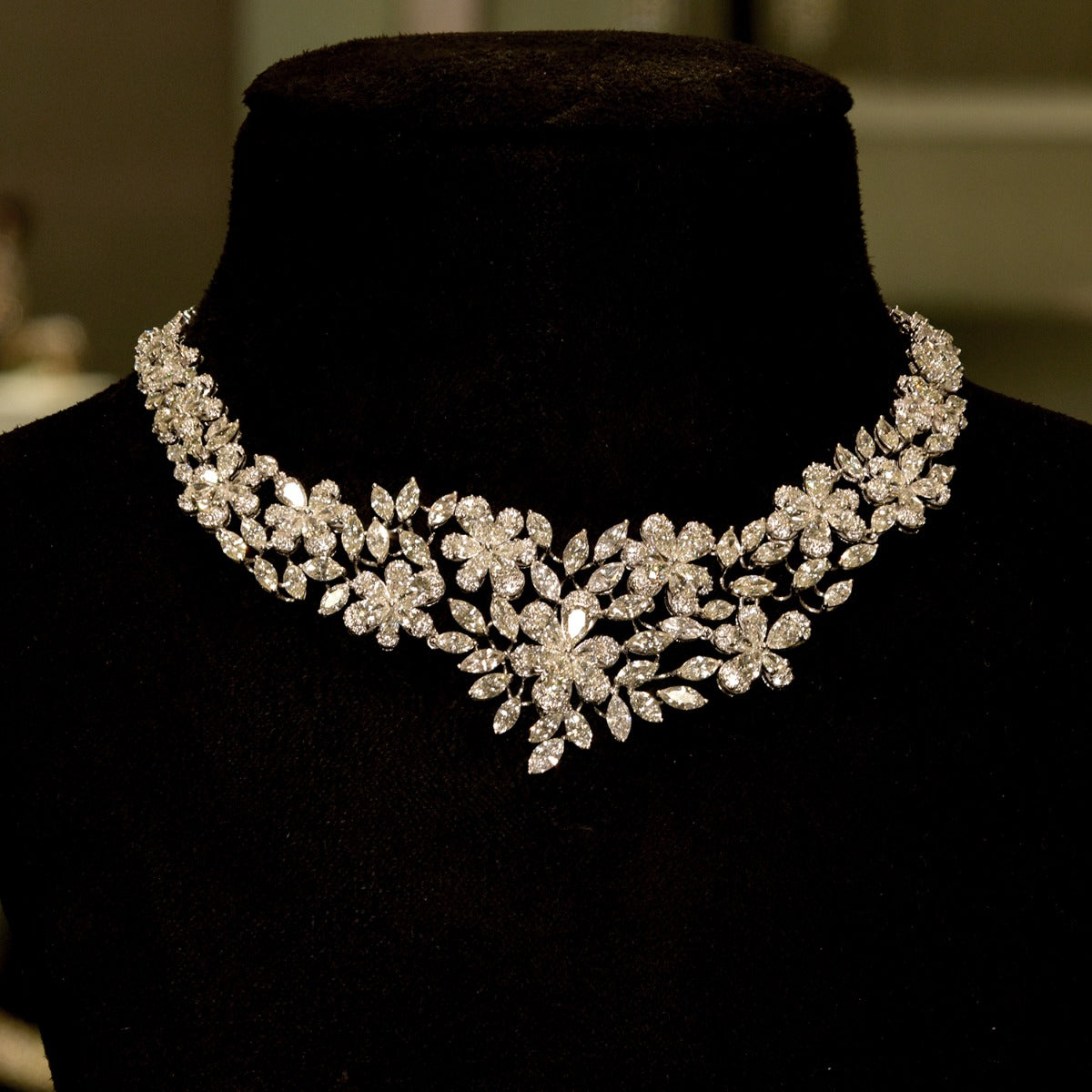 Floral Clutter Necklace