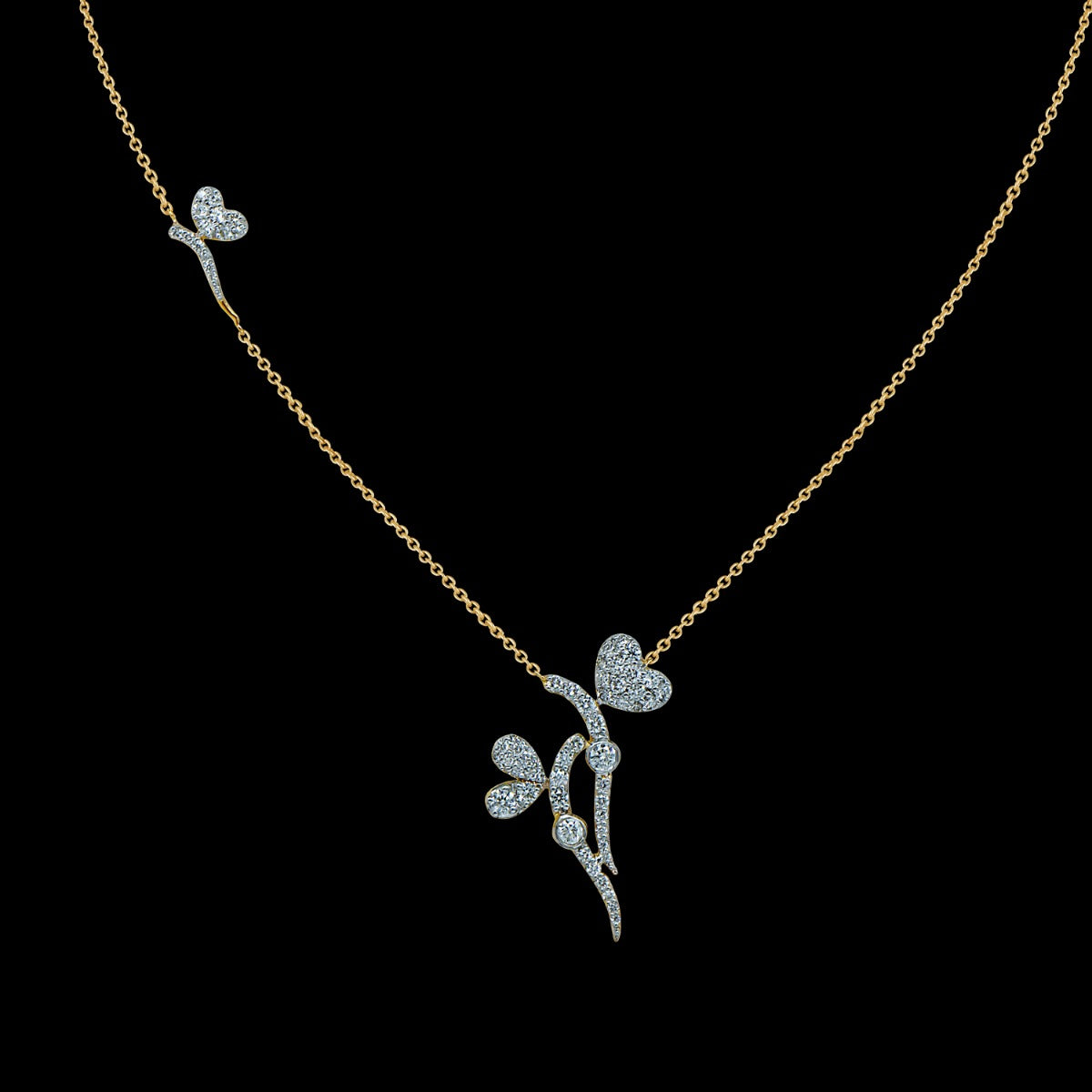 Dainty Derby Diamond Necklace
