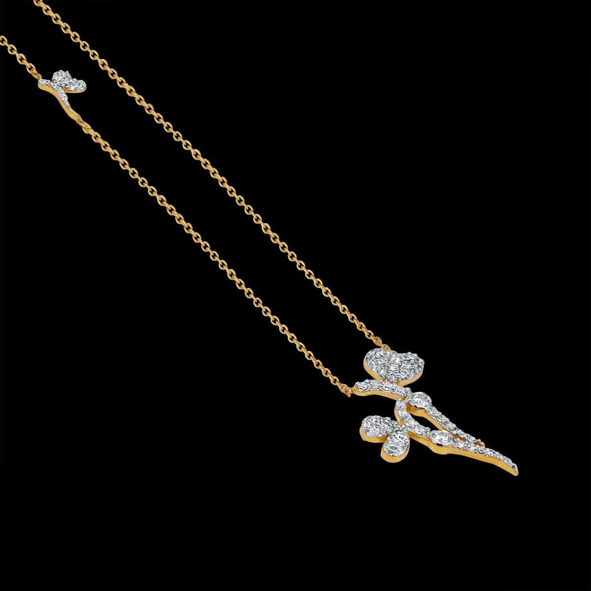 Dainty Derby Diamond Necklace