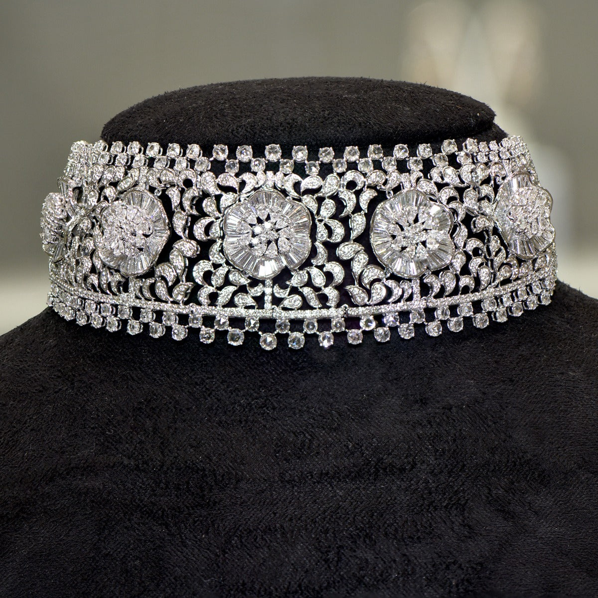 Stone Henge Diamond Choker