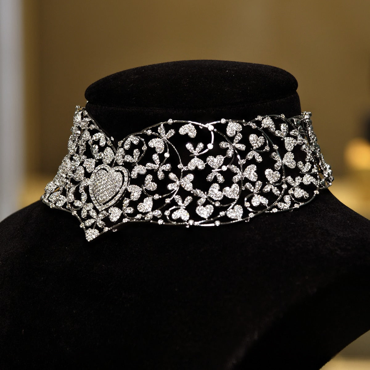 Diamond Ensemble Chunky Necklace