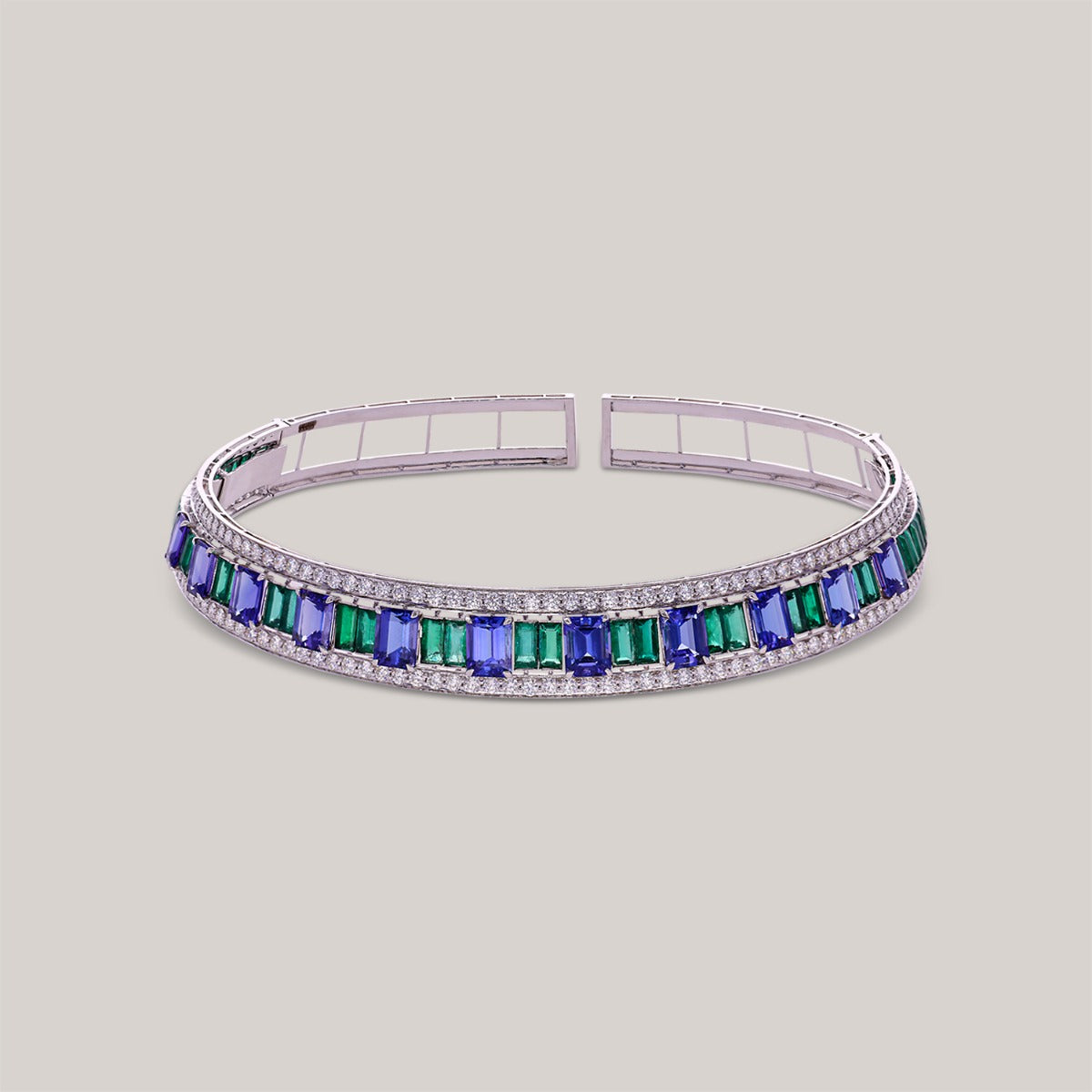 Cerulean Diamond Necklace