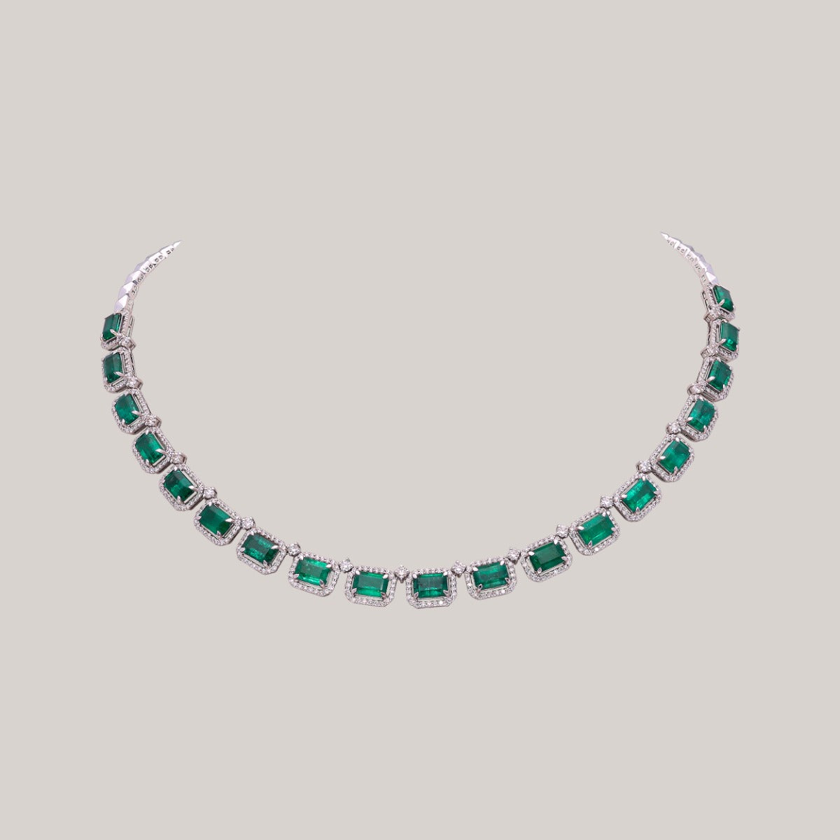 Pastoral Diamond Necklace Set