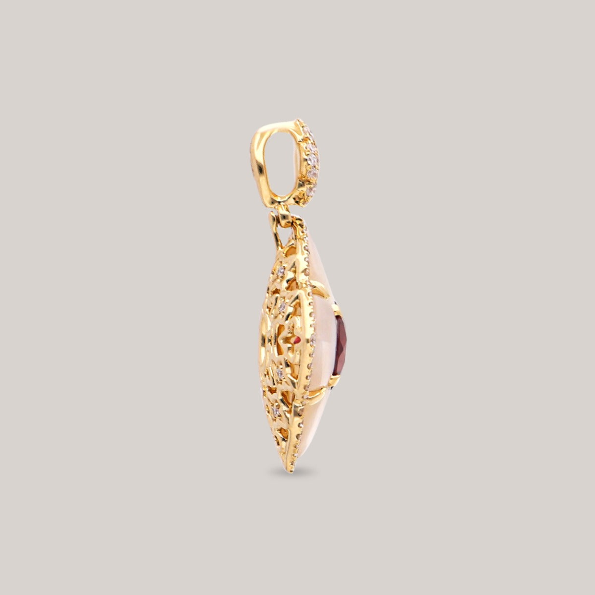 Eternal Flame Diamond Pendant