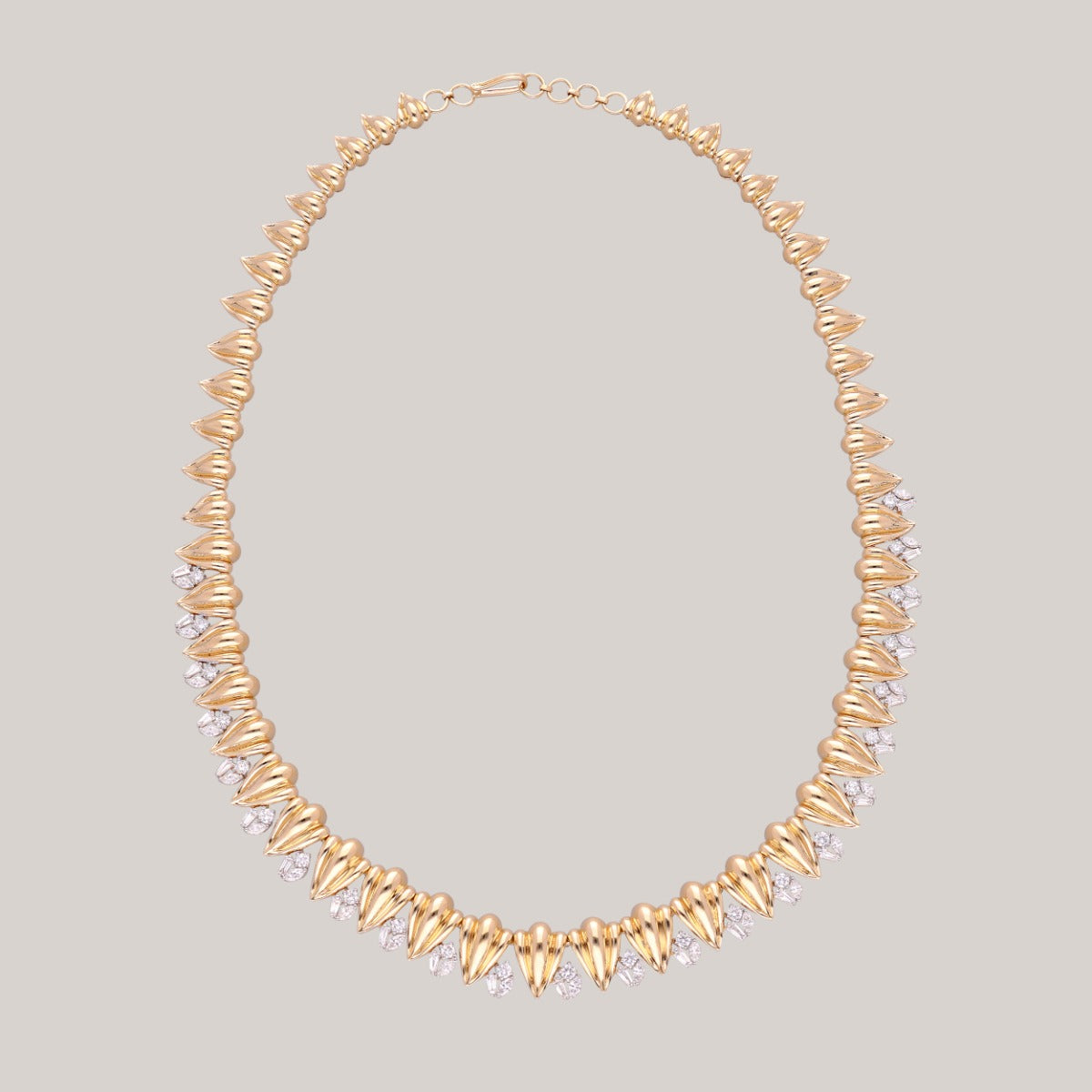 Modern Empress Diamond Necklace
