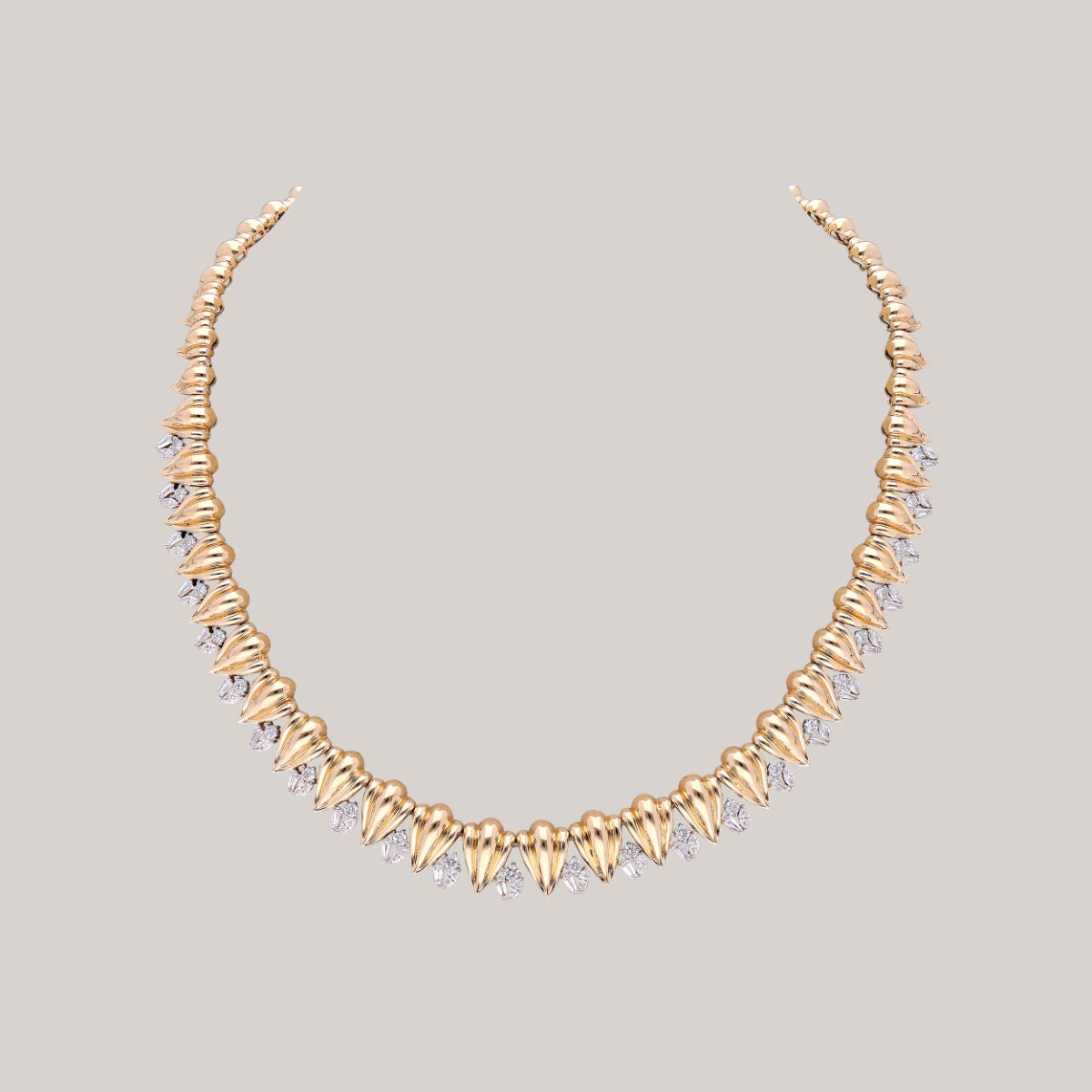 Modern Empress Diamond Necklace