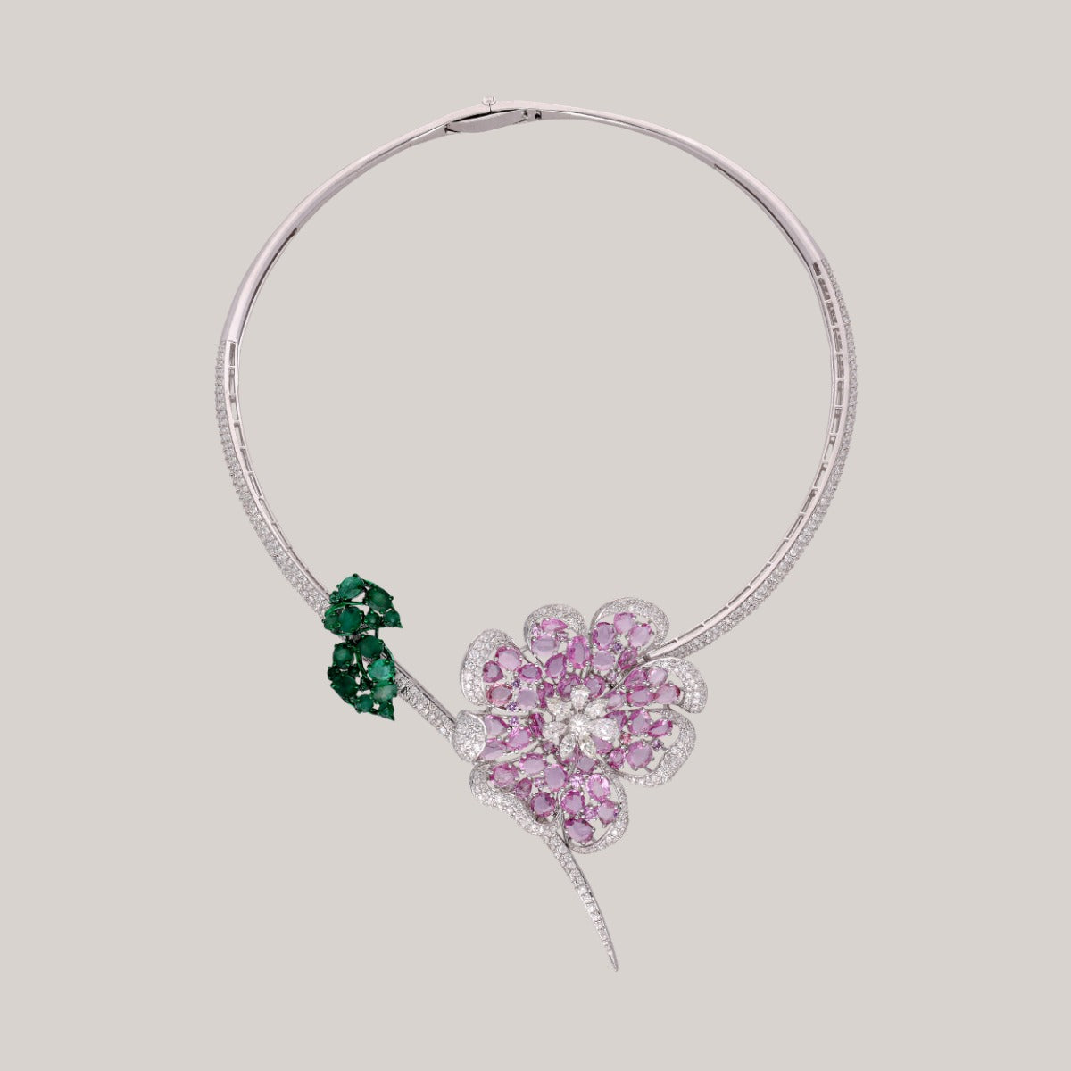 Floral Whispers Diamond Necklace