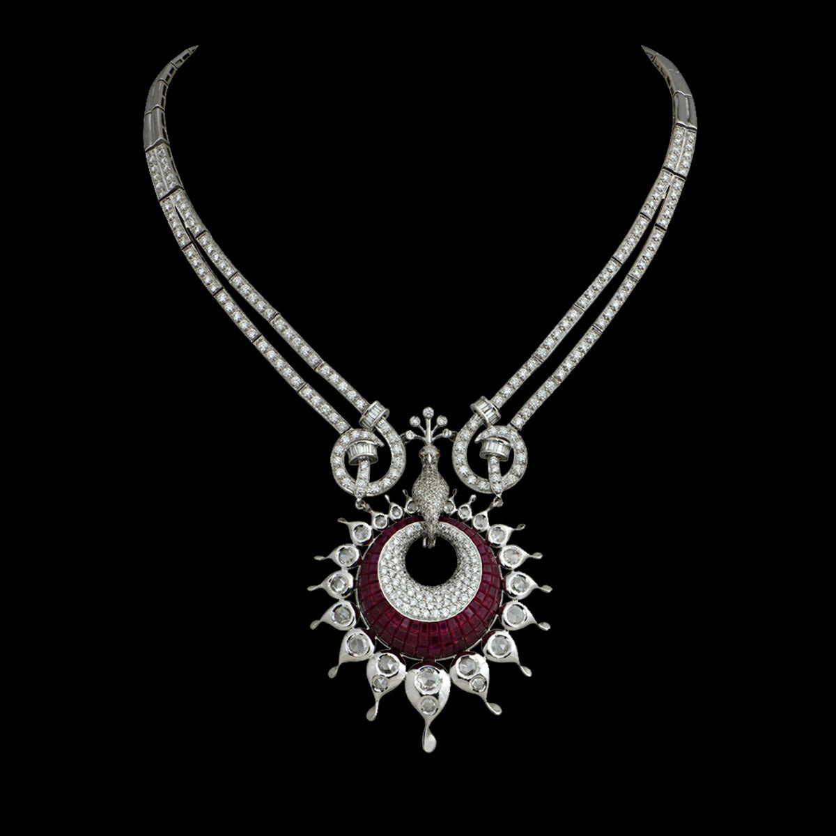 Enigmatic Peacock Necklace
