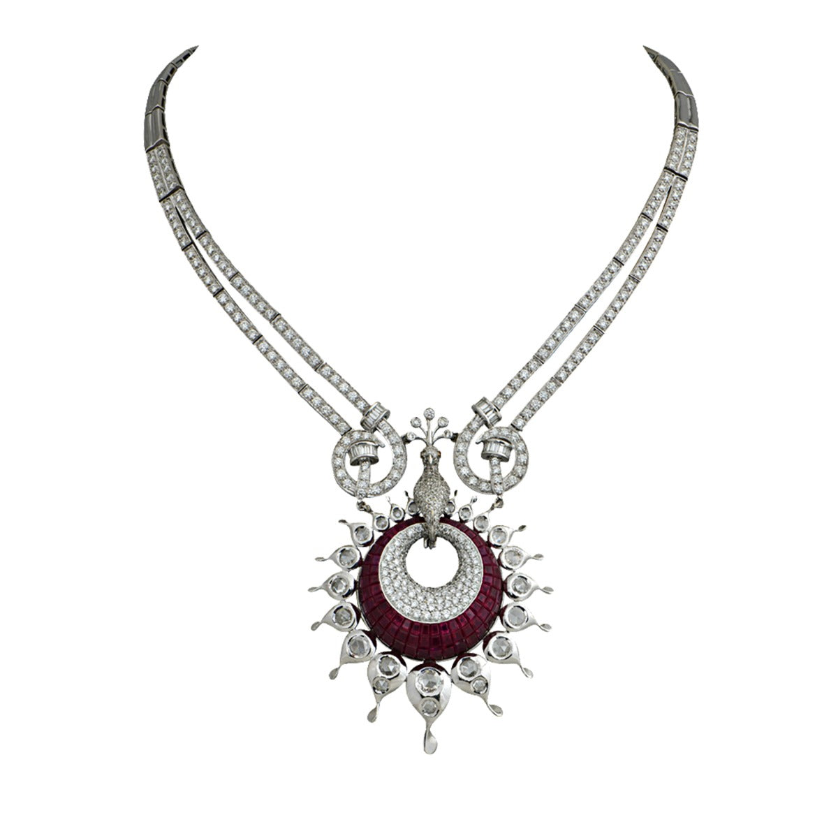 Enigmatic Peacock Necklace