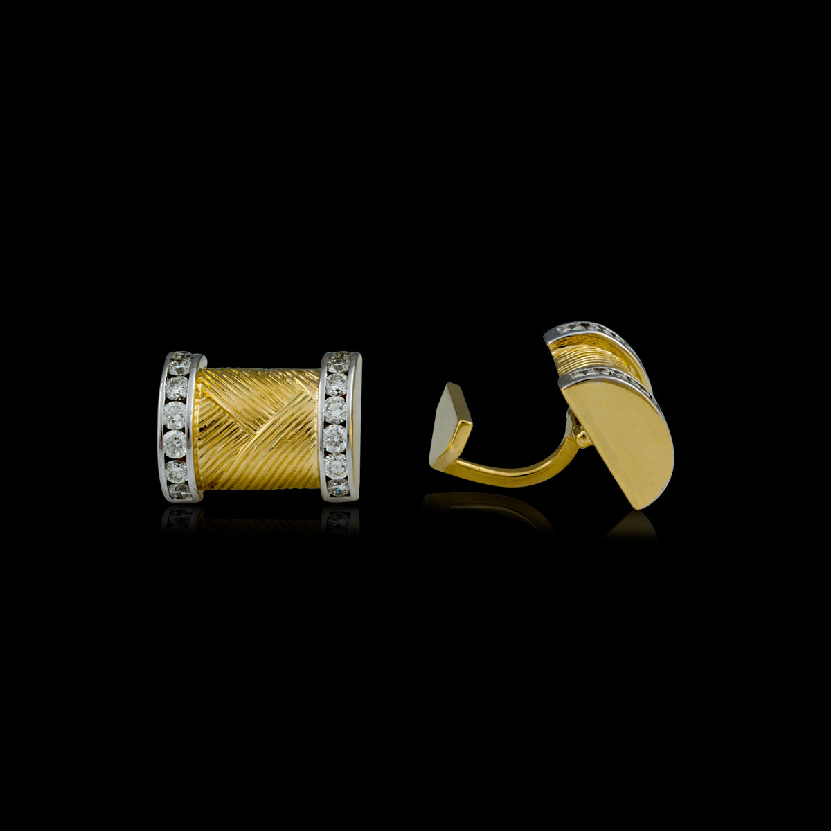 Barney Diamond Cufflinks