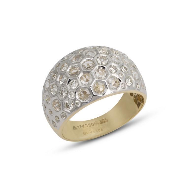 Broad Diamond Ring