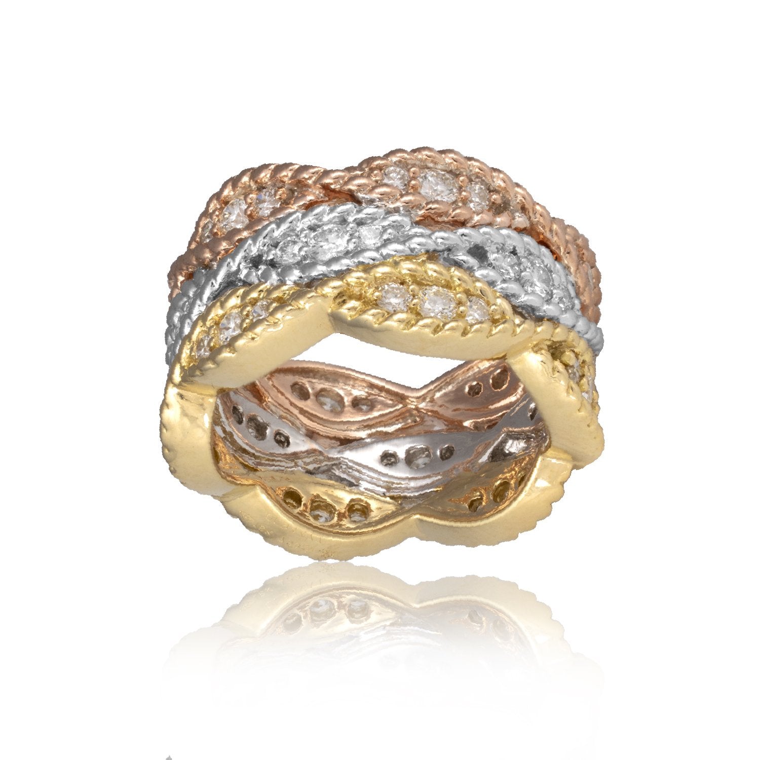 Cluster Chunky Diamond Ring