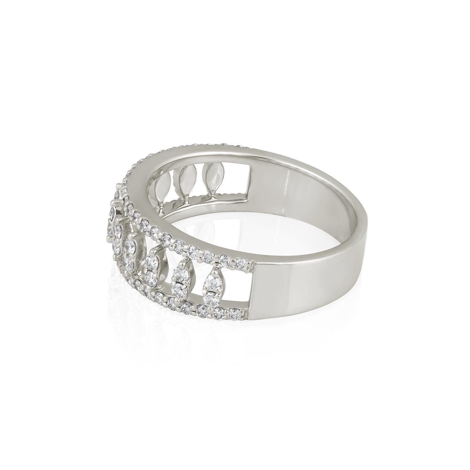 Diamond Pillared Ring