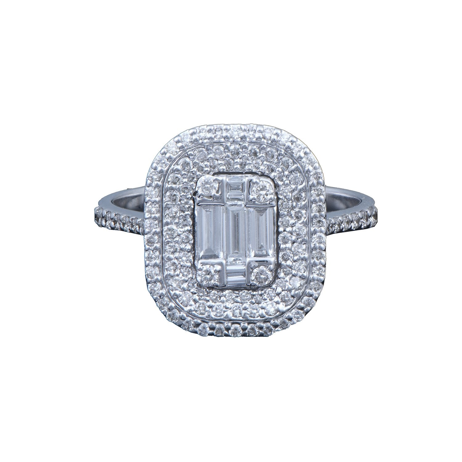 Diamond Rectangle Ring