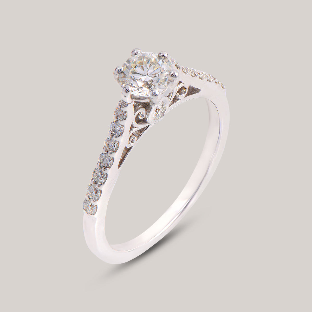 Vittoria Solitaire Diamond Ring