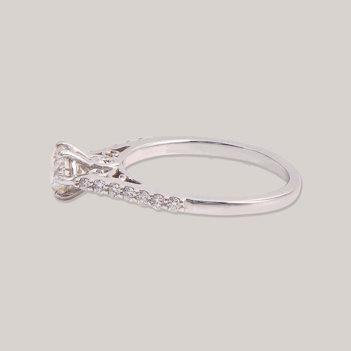 Vittoria Solitaire Diamond Ring