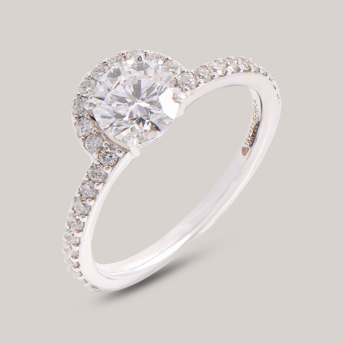 Solitaire Engagement Diamond Ring