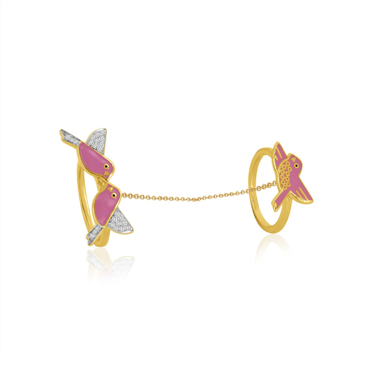 Birdie Family Diamond Ring
