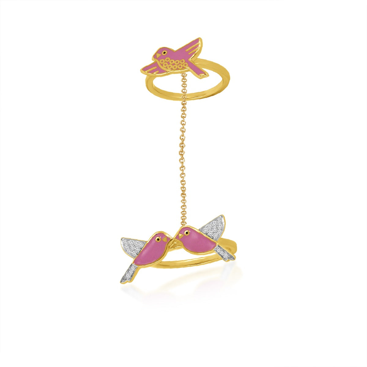 Birdie Family Diamond Ring