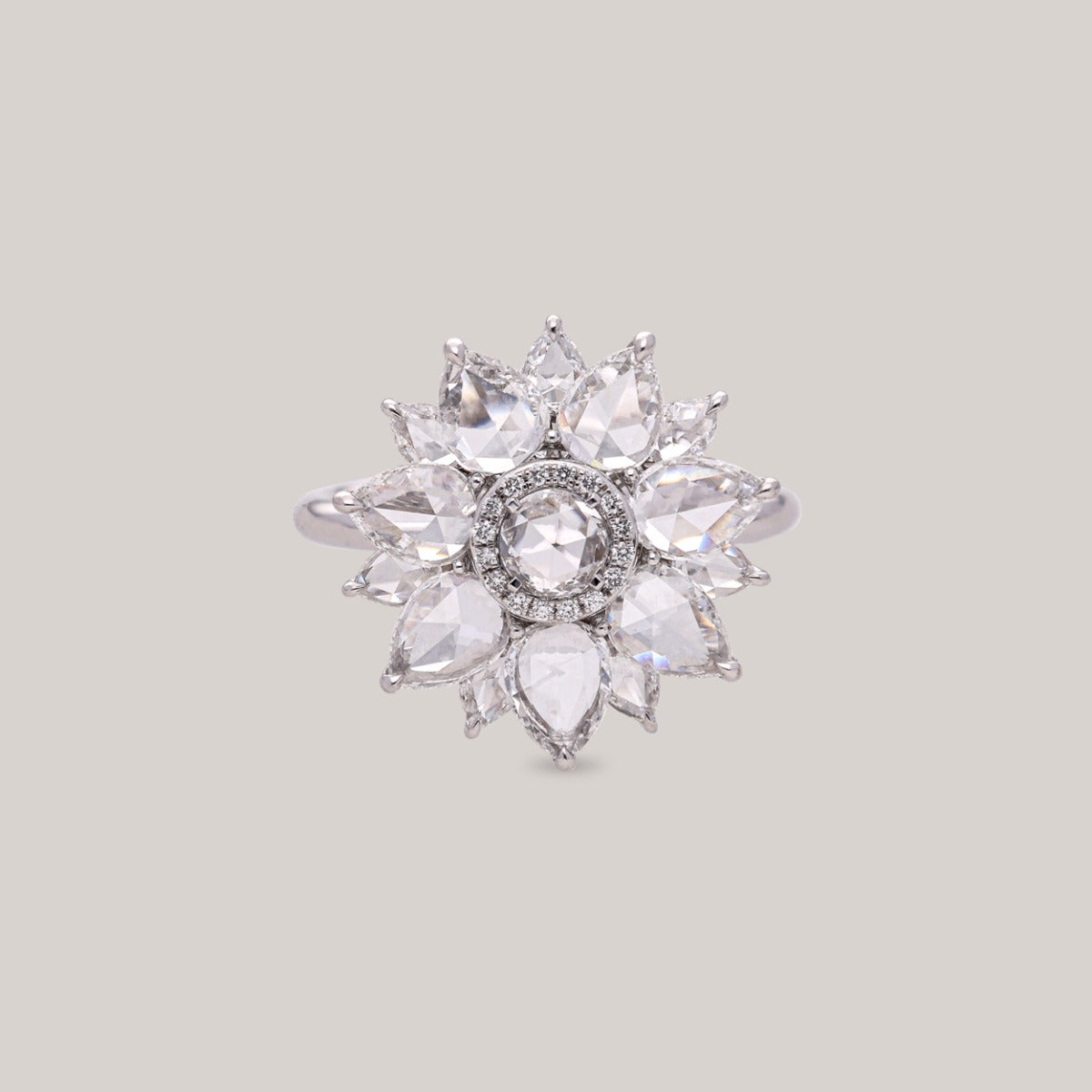 Blooming Sparkle Diamond Ring